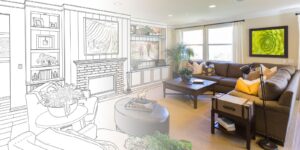 London Property floor plan bg